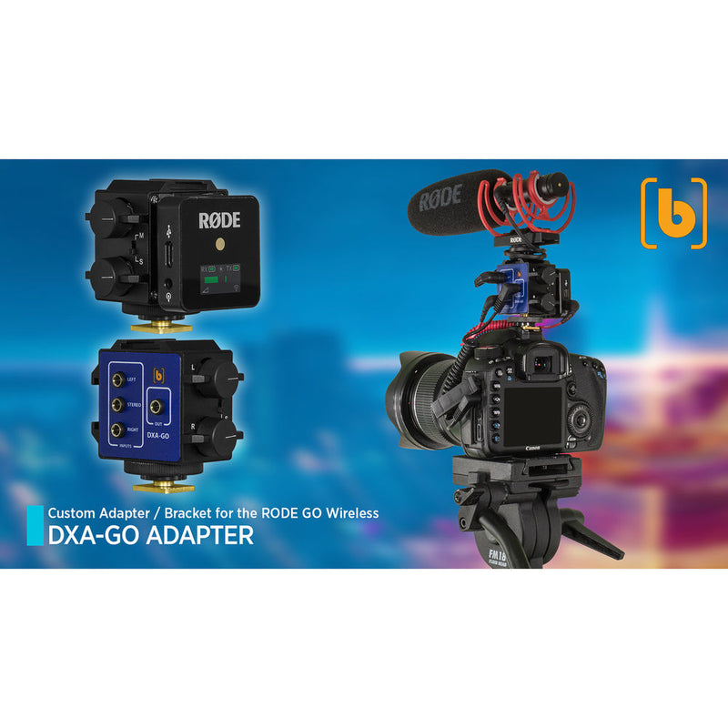 Beachtek DXA-GO Two-Channel Adapter/Bracket for GO Wireless Receiver and Camera