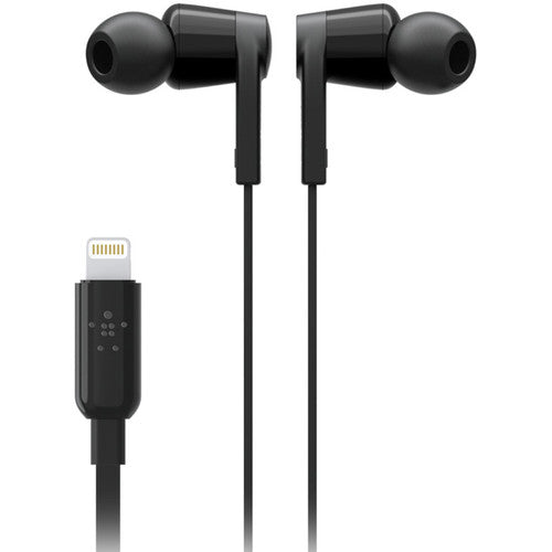 Belkin RockStar In-Ear Headphones with Lightning Connector (Black)