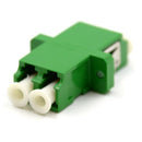 Camplex Single-Mode Duplex LC to LC APC Flanged Adapter (Green, 25-Pack)