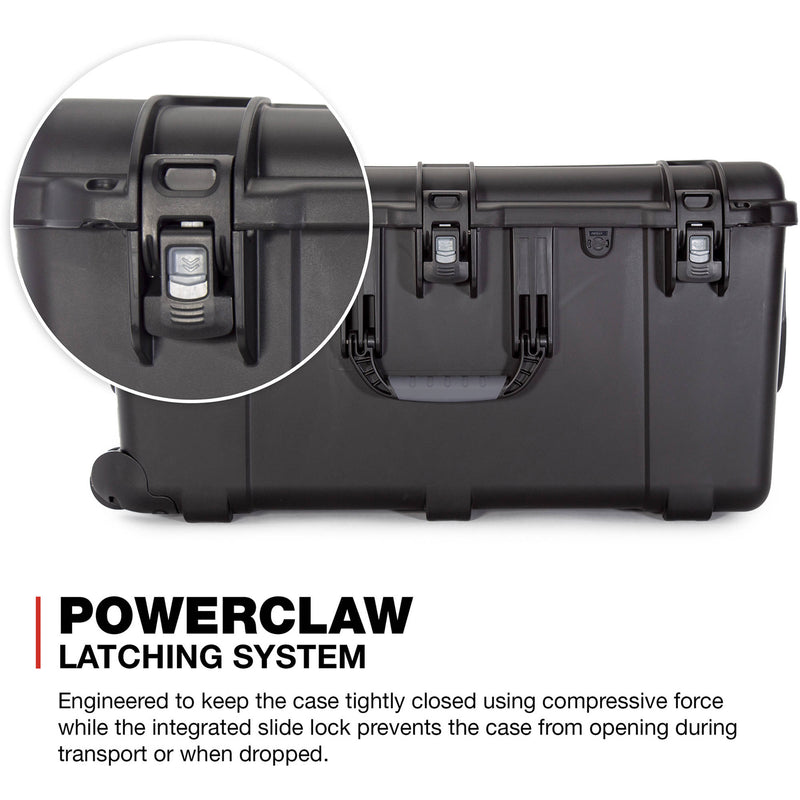 Nanuk 965 Hard Wheeled Case with Divider Set (Black)
