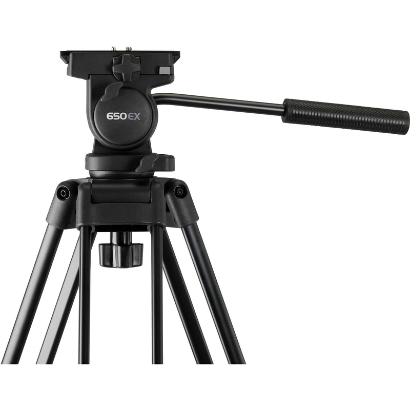 Libec 650EX Tripod System with Mid-Level Spreader (65mm Ball)