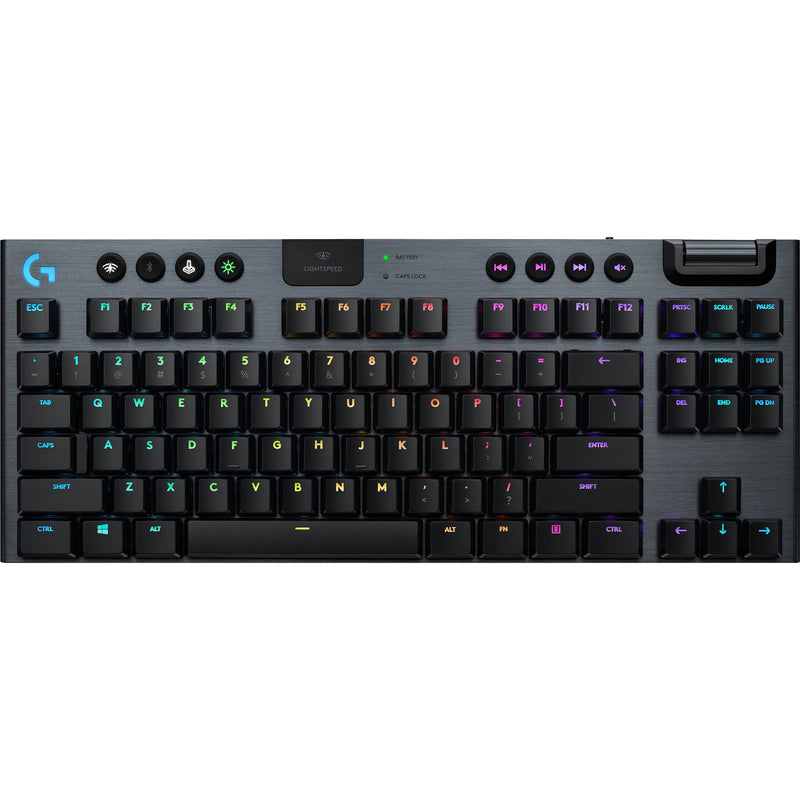  Logitech G915 TKL Tenkeyless Lightspeed Wireless RGB Mechanical  Gaming Keyboard, Black & PRO X Superlight Wireless Gaming Mouse,  Ultra-Lightweight, Hero 25K Sensor, Black : Video Games