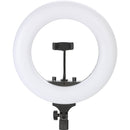 Jinbei LR-360C LED Ring Light with L-170 Light Stand (14")