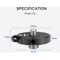 Leofoto CF-6 Conversion Adapter UNC 1/4" Nut Convert to UNC 1/4" Screw