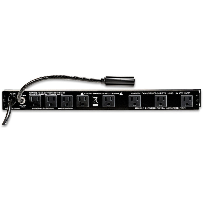 ART SP4x4 PRO USB LED Metered Rackmount Power Distribution System