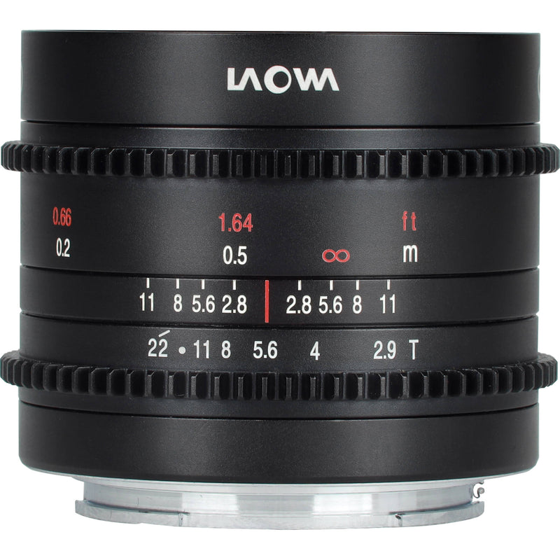 Venus Optics Laowa 9mm T2.9 Zero-D Cine Lens (MFT Mount, Feet)