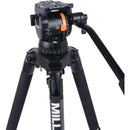 Miller CX14 Sprinter II 2-Stage Aluminum Alloy Tripod System with Ground Spreader