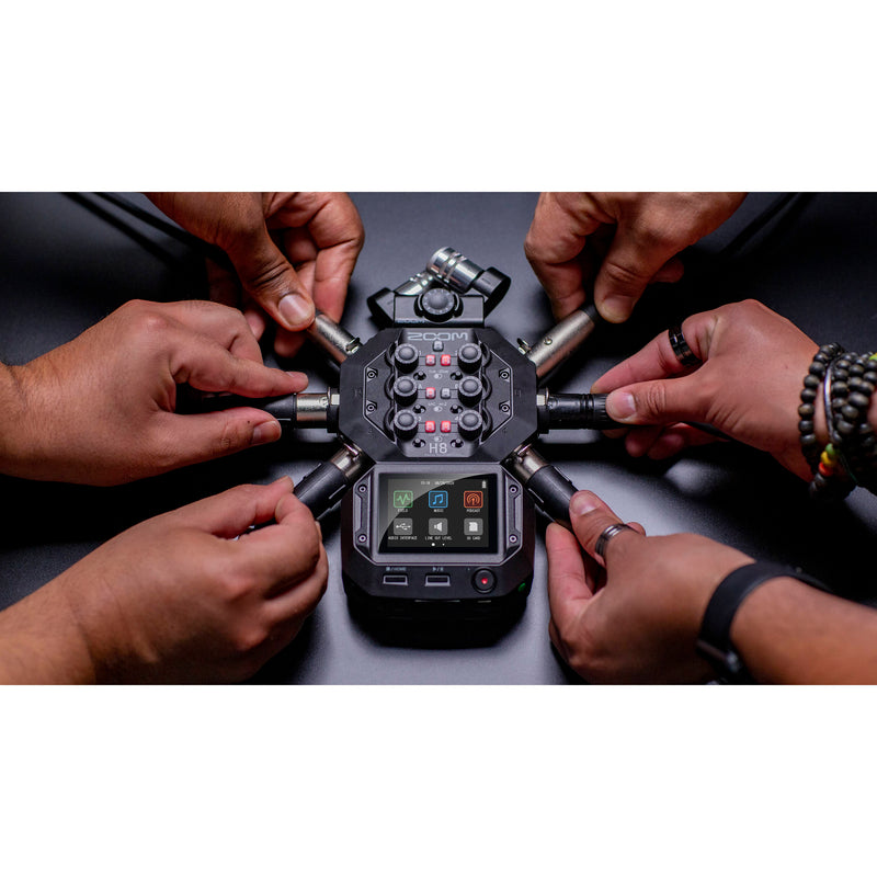 Zoom H8 8-Input / 12-Track Portable Handy Recorder