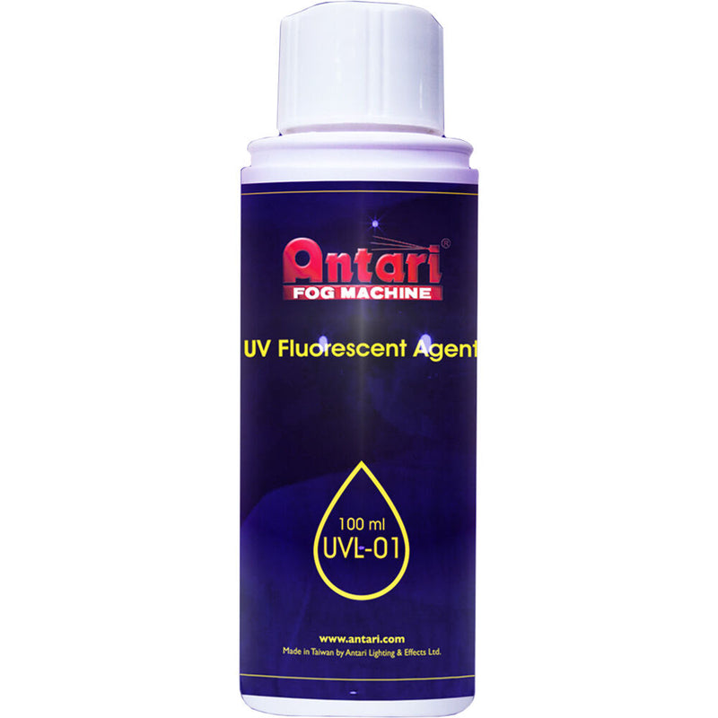 Antari ULV-01 Blue UV Fluorescent Agent for Snow and Bubble Machines (100mL)