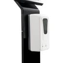 CTA Digital Premium Locking Floor Stand Kiosk with Automatic Soap Dispenser (Black)