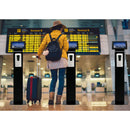 CTA Digital Premium Locking Floor Stand Kiosk with Automatic Soap Dispenser (Black)