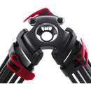 CAME-TV TP-605A Aluminum Video Tripod with Fluid Head, Ground Spreader, and Bag