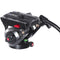 CAME-TV TP-606B Carbon Fiber Tripod with Fluid Head and Mid-Level Spreader