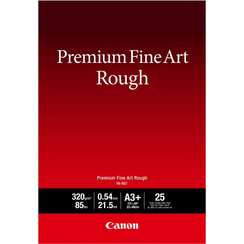 Canon Premium Fine Art Rough Photo Paper (13 x 19", 25 Sheets)