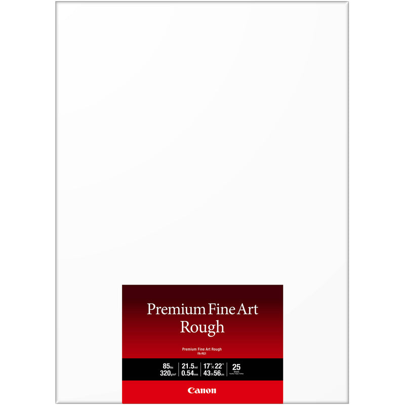 Canon Premium Fine Art Rough Photo Paper (17 x 22", 25 Sheets)