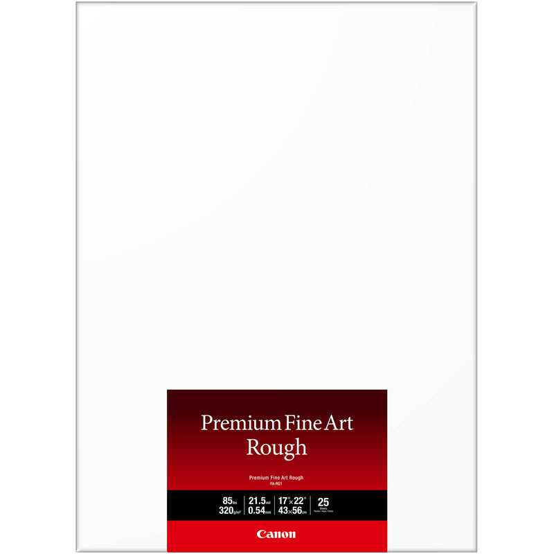 Canon Premium Fine Art Rough Photo Paper (17 x 22", 25 Sheets)