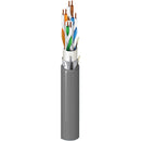 Belden Cat6A 10Gx Bonded-Pair, 4PR, F/UTP, PVC Jacket, CMR - 1000' (Gray)