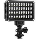 GVM Variable-Color On-Camera LED Light Kit with Mini Tripod & Suction Mount