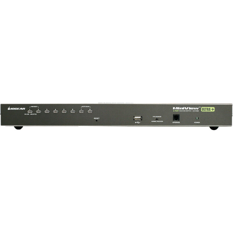 IOGEAR 8-Port USB PS/2 Combo VGA DisplayPort KVM Kit with Cables