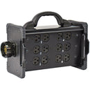 Lex Products 20A Bento Box with LSC19 Inlet and Feed Thru, (6) 5-20 Duplex Receptacles