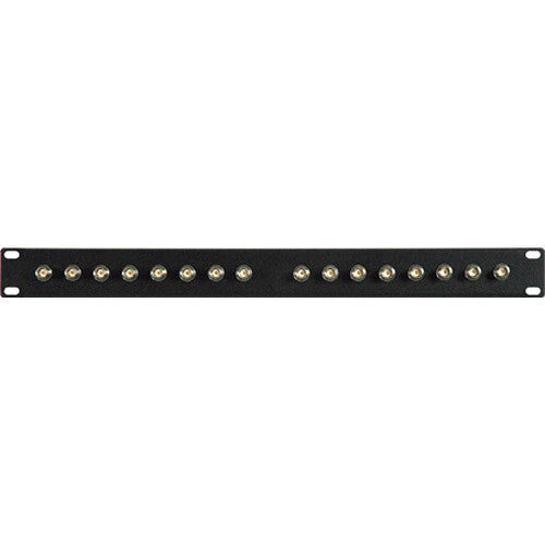 TecNec 16-Port 12G-SDI BNC Feed-Thru Patch Bay Panel