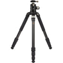 Robus RC-5558 Vantage Series 3 Carbon Fiber Tripod and Oben GH-30 Gimbal Head Kit