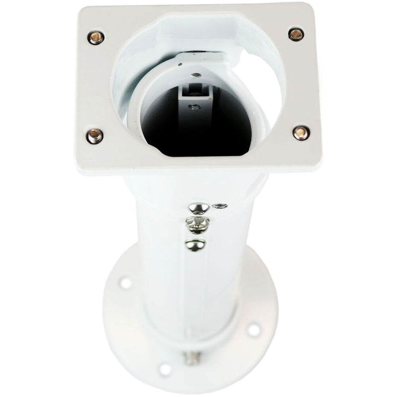 Dotworkz Extendable Tubular Ceiling Mount with Stainless Steel Pan Tilt Knuckle