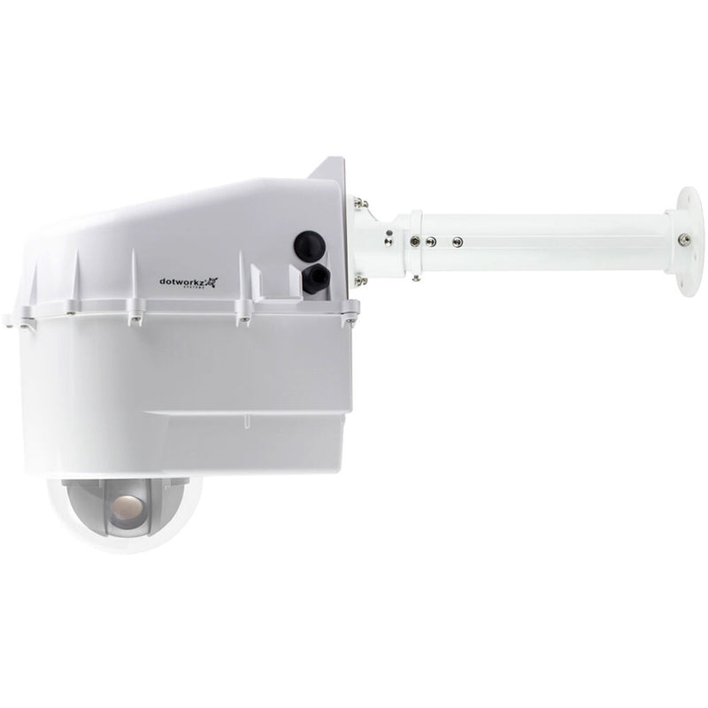 Dotworkz Extendable Tubular Ceiling Mount with Stainless Steel Pan Tilt Knuckle