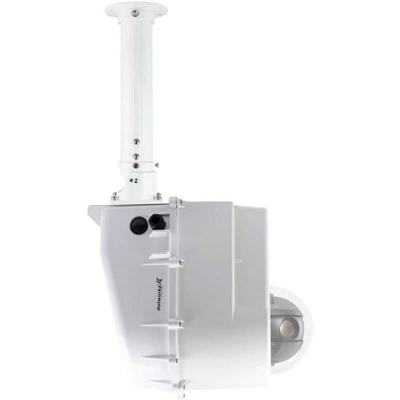 Dotworkz Extendable Tubular Ceiling Mount with Stainless Steel Pan Tilt Knuckle