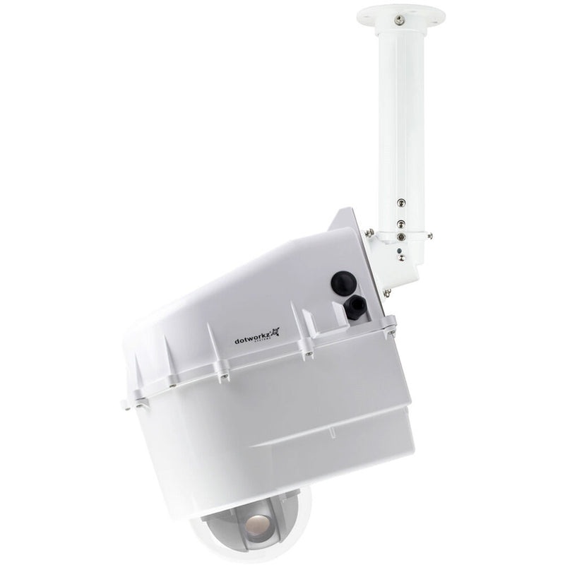 Dotworkz Extendable Tubular Ceiling Mount with Stainless Steel Pan Tilt Knuckle