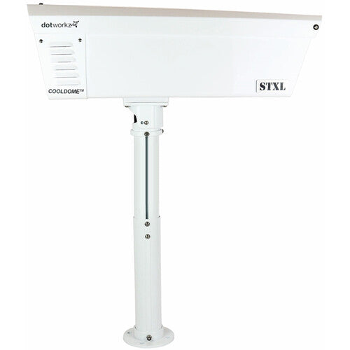 Dotworkz Extendable Tubular Ceiling Mount with Stainless Steel Pan Tilt Knuckle