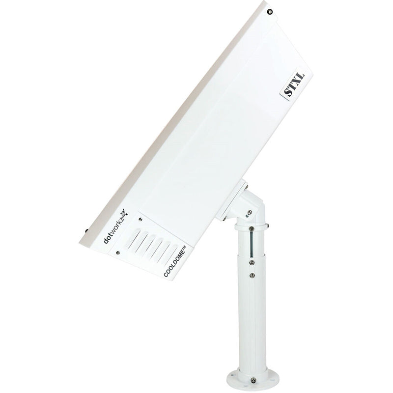 Dotworkz Extendable Tubular Ceiling Mount with Stainless Steel Pan Tilt Knuckle
