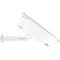 Dotworkz Extendable Tubular Ceiling Mount with Stainless Steel Pan Tilt Knuckle