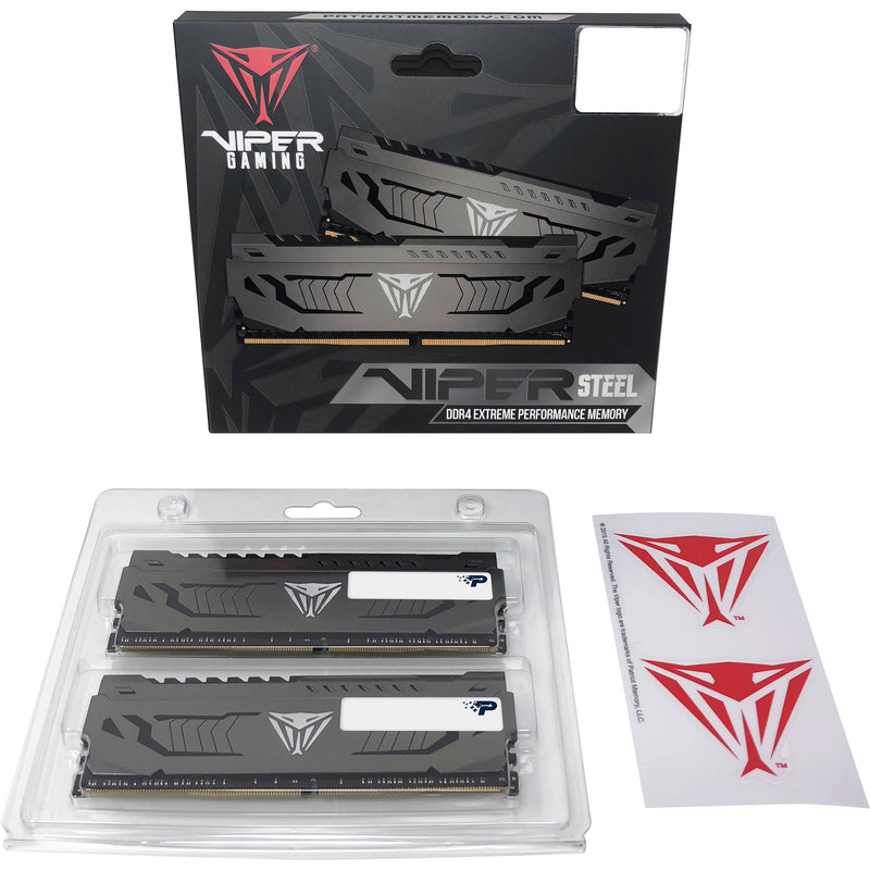 Patriot 32GB Viper Steel DDR4 3600 MHz DIMM Memory Kit (2 x 16GB)