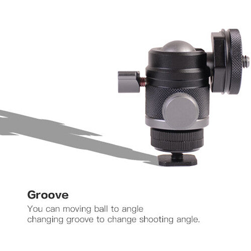DigitalFoto Solution Limited Mini Ball Head with Cold Shoe Mount