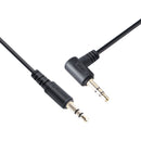 Comica Audio CVM-D-CPX 3.5mm TRS Male to Right-Angle 3.5mm TRS Male Coiled Cable for Cameras