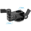 CAMVATE 15mm Right-Angle Rod Clamp with ARRI-Style M6 Rosette