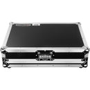 Odyssey Innovative Designs Flight Zone Case for Denon Prime 2 DJ Controller System (Silver on Black)