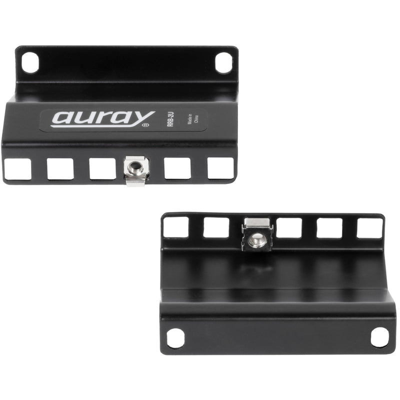 Auray RRB Rack Recessing Bracket (2 RU, Pair)