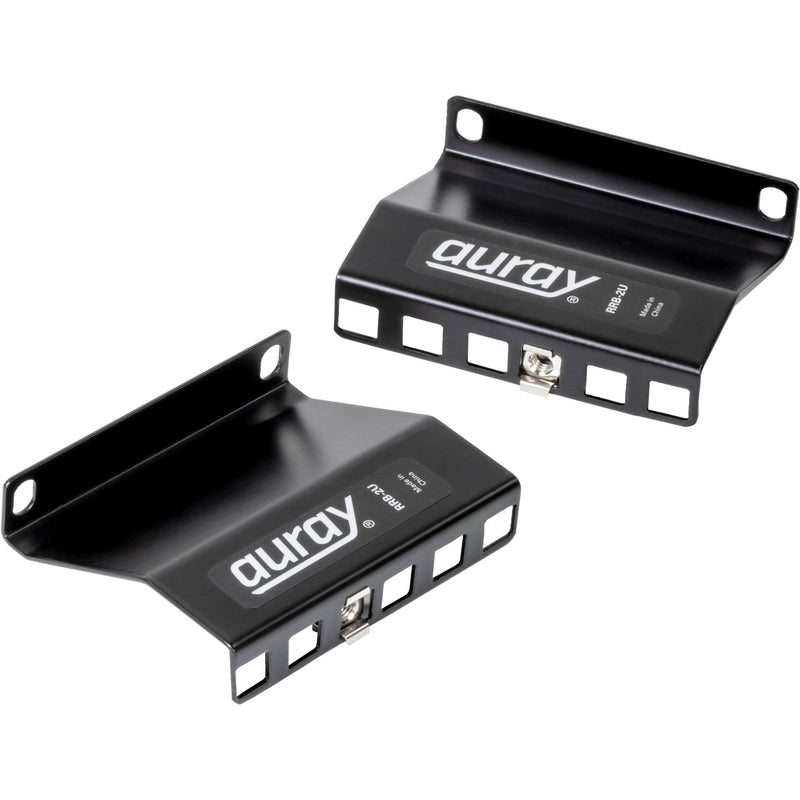 Auray RRB Rack Recessing Bracket (2 RU, Pair)