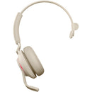 Jabra Evolve2 65 Mono Wireless On-Ear Headset (Microsoft Teams, USB Type-C, Beige)