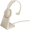 Jabra Evolve2 65 Mono Wireless On-Ear Headset (Unified Communication, USB Type-A, Beige)