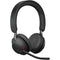 Jabra Evolve2 65 Stereo Wireless On-Ear Headset with Stand (Unified Communication, USB Type-A, Black)