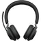 Jabra Evolve2 65 Stereo Wireless On-Ear Headset (Microsoft Teams, USB Type-C, Black)