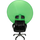 Webaround The Fan Favorite Collapsible Portable Webcam Backdrop (52", Green)