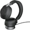 Jabra Evolve2 85 Noise-Canceling Wireless Over-Ear Headset with Stand (Microsoft Teams, USB Type-C, Black)