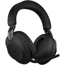 Jabra Evolve2 85 Noise-Canceling Wireless Over-Ear Headset with Stand (Microsoft Teams, USB Type-A, Black)