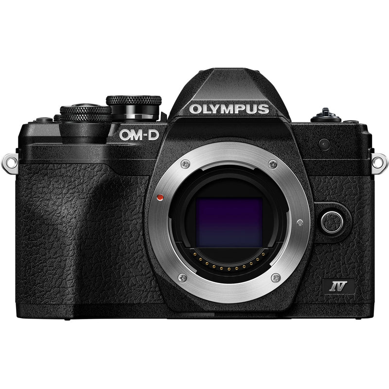 Olympus OM-D E-M10 Mark IV Mirrorless Digital Camera with 14-42mm Lens (Black)