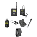 Sony UWP-D Two-Receiver Camera-Mount Wireless Combo Microphone System Kit (UC14: 470 to 542 MHz)
