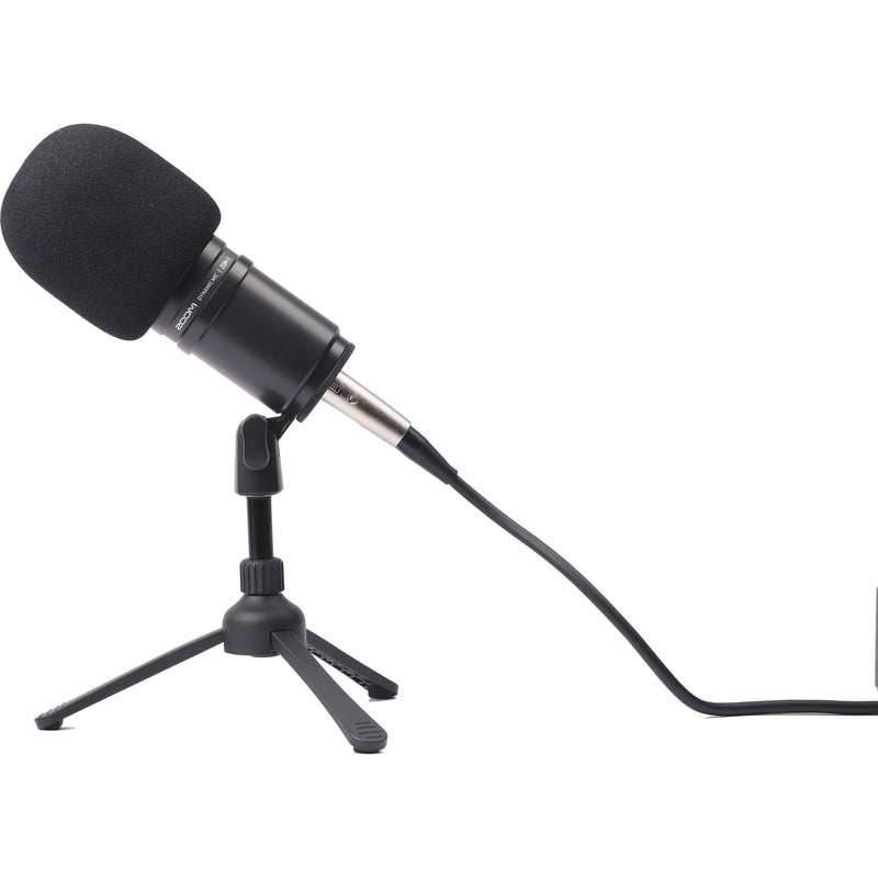 Zoom H5 4-Person Podcast Mic Kit with Handy Recorder, Mics, Headphones & Stands